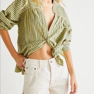 Free People One of the Boys Striped Tunic